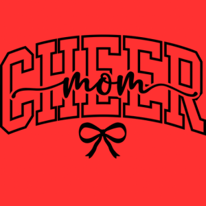 Cheer Mom-Glitter Print