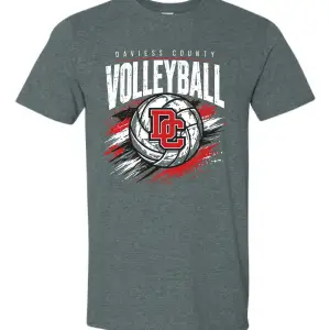 DCMS Volleyball- Gray Design T-shirt