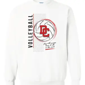 DCMS Volleyball- White Design Crew